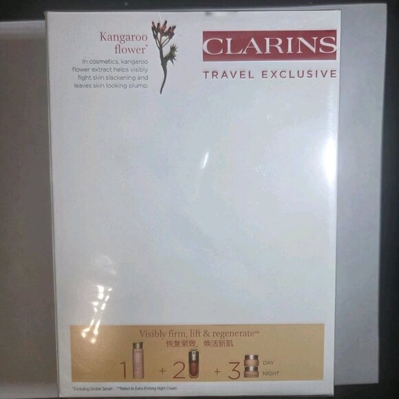 Clarins Travel Exclusive Extra Firming Beauty Routine Lifting 4 Pcs Gift Set - Picture 3 of 5